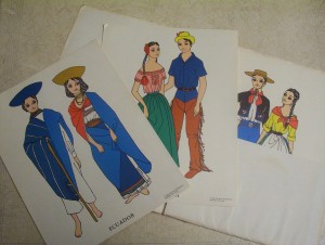 Folk Dance Costumes Of Latin America In Full Color Booklet Contents