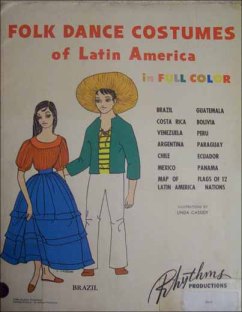 Folk Dance Costumes Of Latin America In Full Color Front